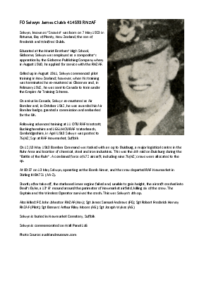A preview of a PDF biography for Clubb, Selwyn James
